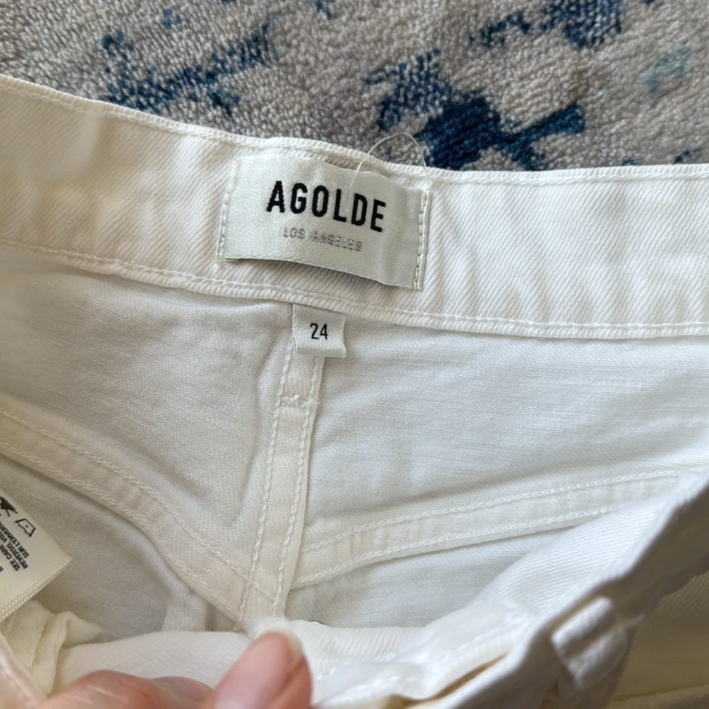 Agolde Riley Crop High Rise Jeans - Picture 3 of 11